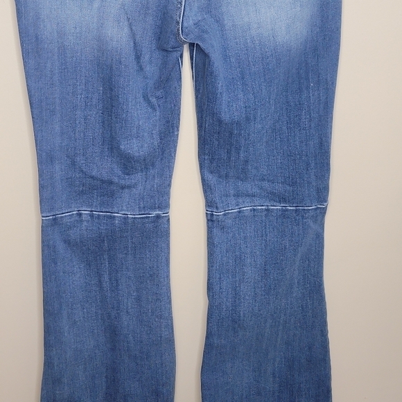 NWT Risen | High Rise Distressed Flare Leg Jeans Size 31 - Picture 7 of 10